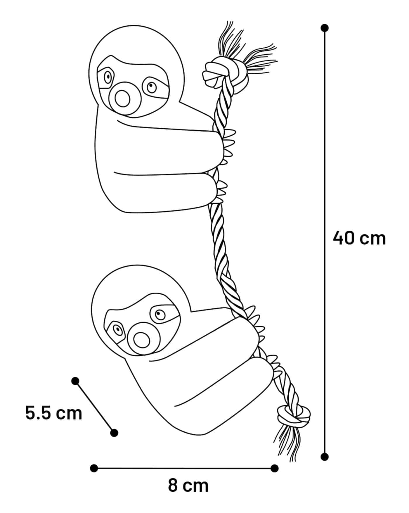 Jouet à suspendre Paresseux – Image 2