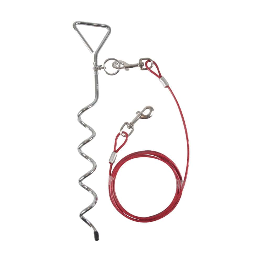 Grondpin met kabel